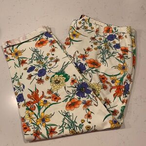 Talbots Women’s Floral Pants Size 14 NWOT